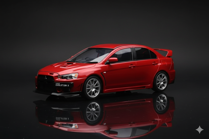 Mitsubishi Lancer Evo X FQ 400 Red Otto 1/18
