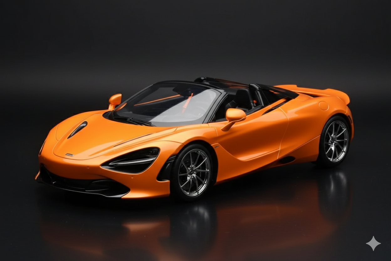 McLaren 750S Spider Papaya Orange GT Spirit 1/18