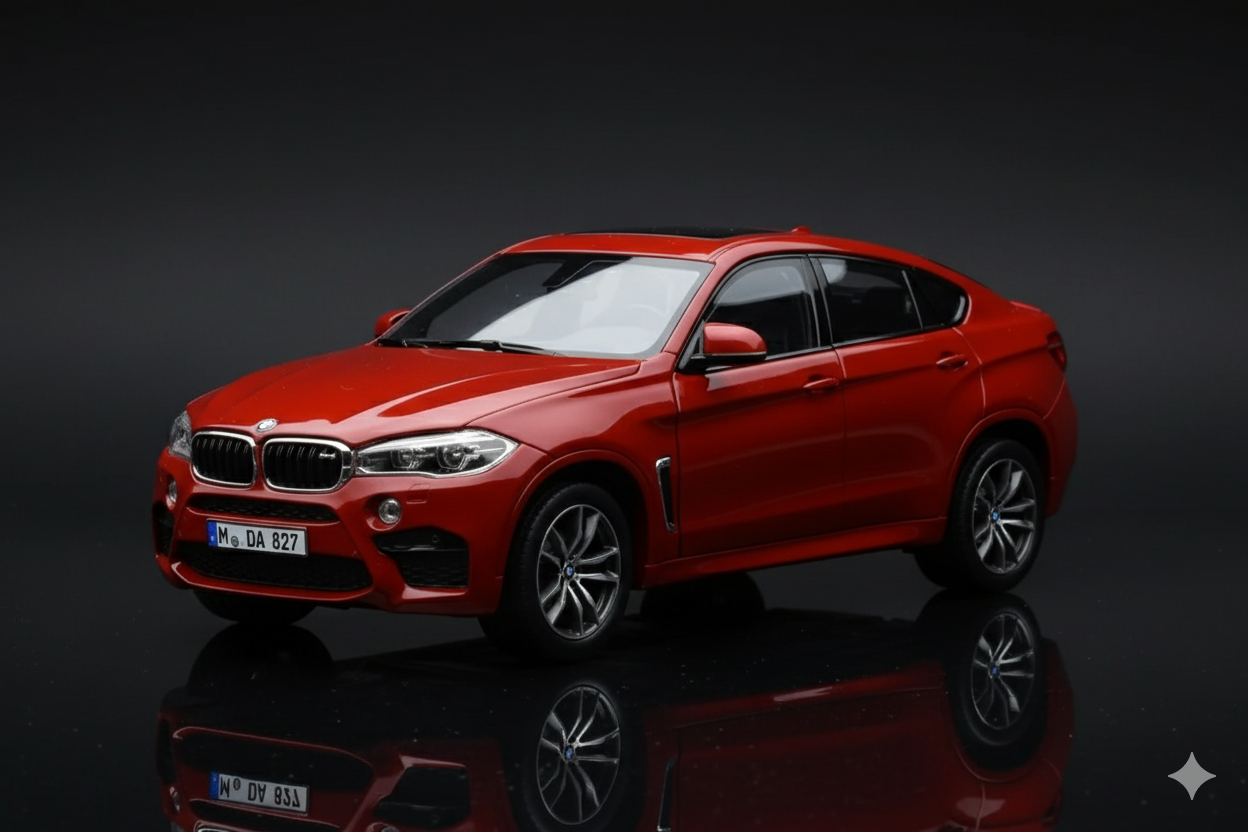 BMW X6M F86 Rot Norev 1/18