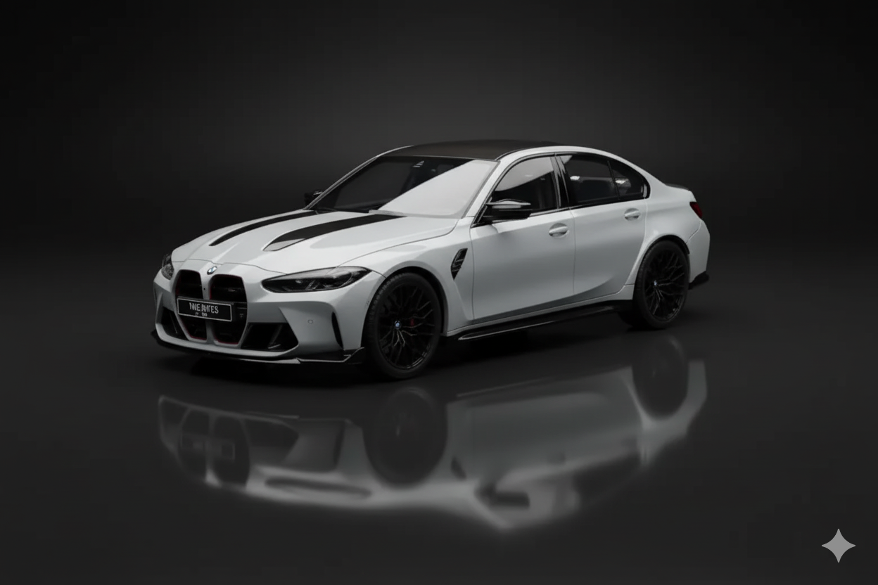 BMW M3 G80 CS Brooklyn Grey Metallic GT Spirit 1/18