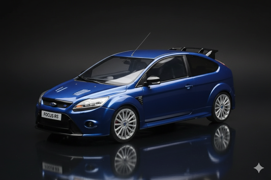 Ford Focus RS MK2 Blue Otto 1/18