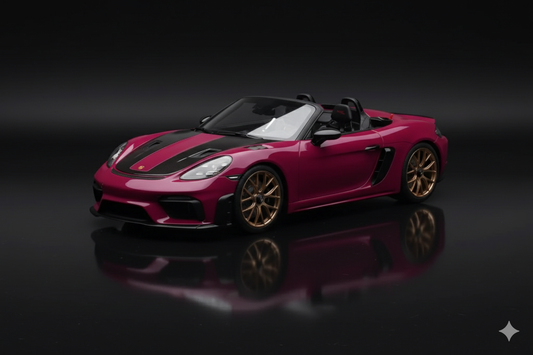 Porsche 718 982 Spyder RS Weissach Package Ruby Star Neo GT Spirit 1/18