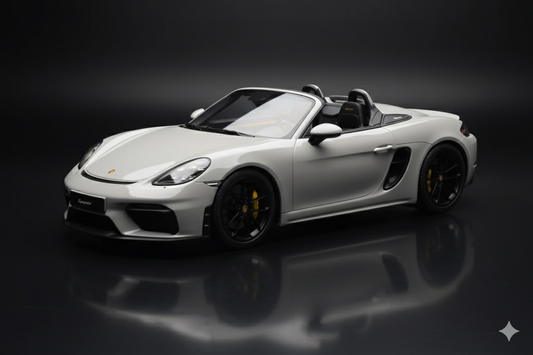 Porsche 718 Spyder Crayon Grey GT Spirit 1/18