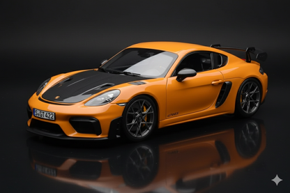 Porsche Cayman GT4 RS 982 Weissach Package Bahama Yellow Norev 1/18