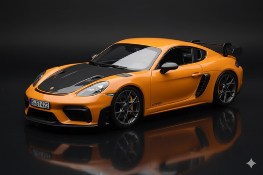 Porsche Cayman GT4 RS 982 Weissach Package Bahama Yellow Norev 1/18