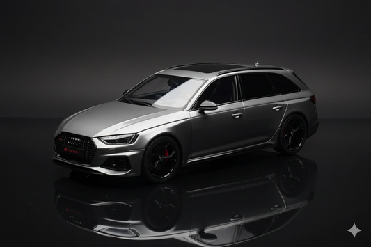 Audi RS4 Avant Competition Daytona Grey GT Spirit 1/18