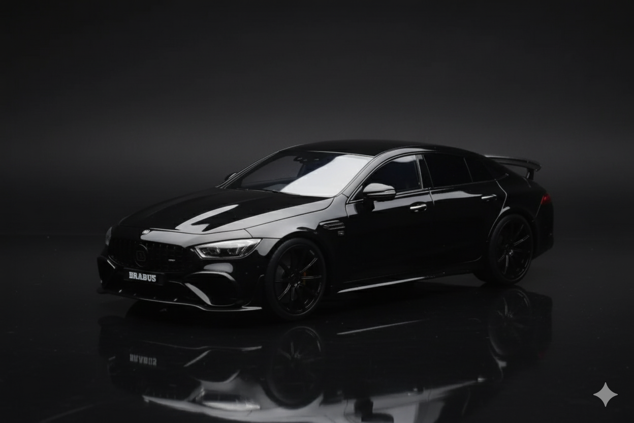 Mercedes AMG GT 63 S Brabus 930 Black GT Spirit 1/18