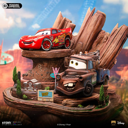 Lightning McQueen & Tow Mater Deluxe 1:10 Scale Statue