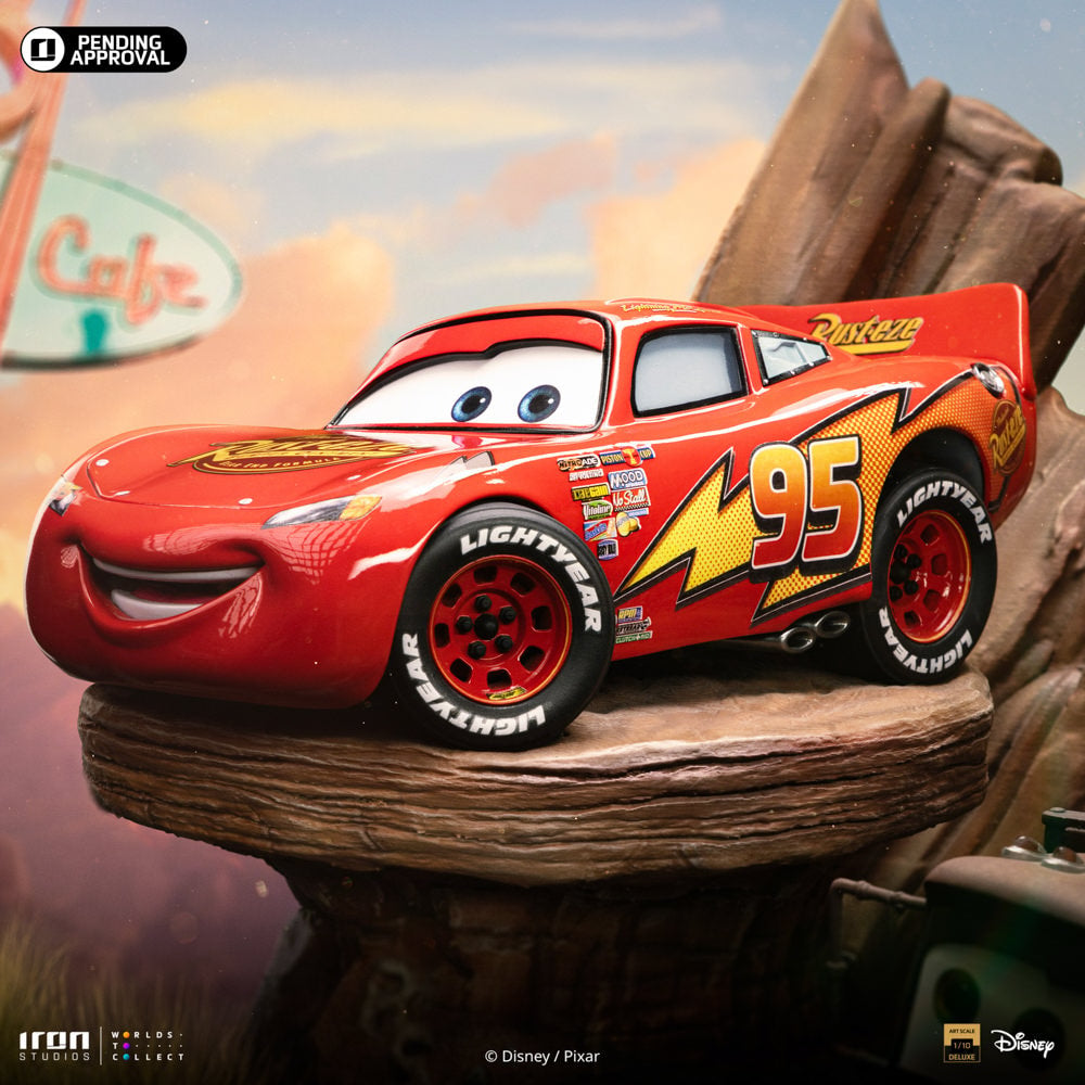 Lightning McQueen & Tow Mater Deluxe 1:10 Scale Statue