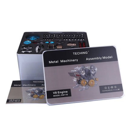 Build Your Own V8 Engine – Metal Model Kit