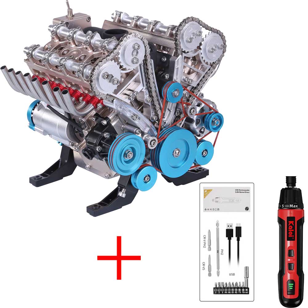 Build Your Own V8 Engine – Metal Model Kit